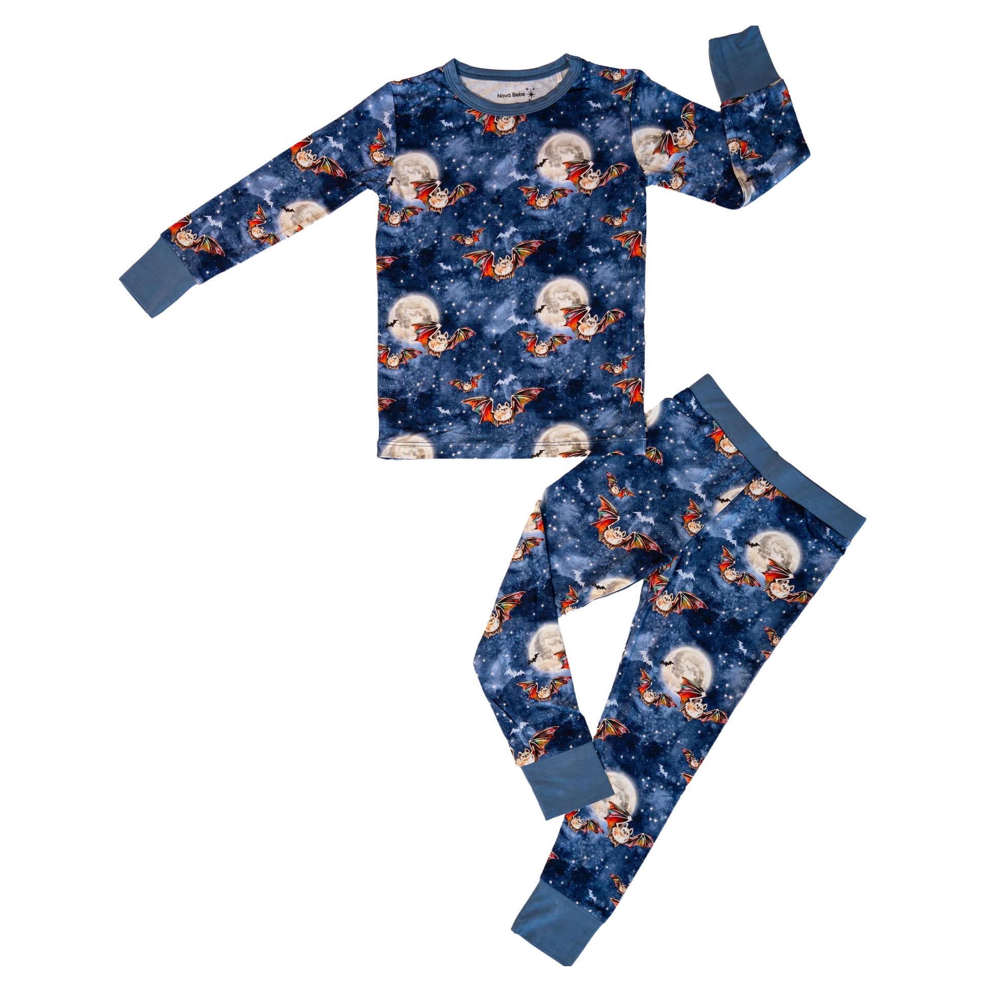 Bats Print Pajama Set | Kids Pajama Set | Nova Bebe